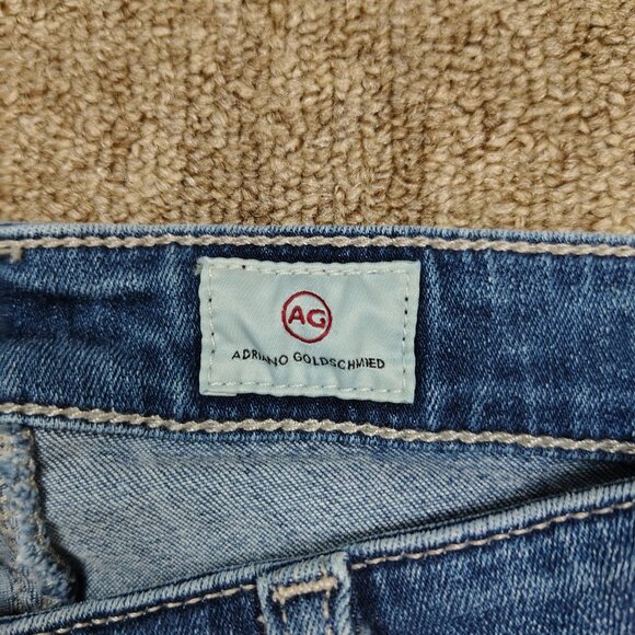 ADRIANO GOLDSCHMIED Angel Jeans Women 27 Blue Boot Cut Stretch Denim AG - Picture 3 of 10